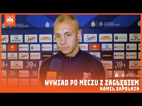 Read more about the article Kamil Zapolnik po meczu z Zagłębiem Lubin