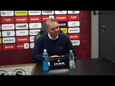 Read more about the article 14. kolejka Betclic1Liga: Konferencja prasowa po meczu GKS Tychy – Chrobry Głogów 0:1