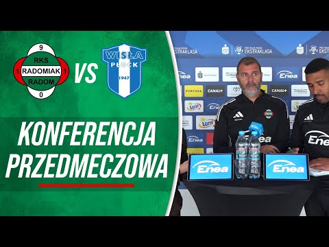 Read more about the article Konferencja prasowa przed meczem z Wisłą Płock [RADOMIAK.TV]