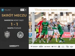Read more about the article Sandecja Nowy Sącz – Warta Poznań 1:1 (0:0) | skrót meczu | 26.10.2025