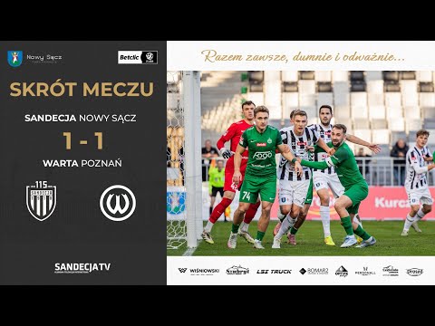 You are currently viewing Sandecja Nowy Sącz – Warta Poznań 1:1 (0:0) | skrót meczu | 26.10.2025