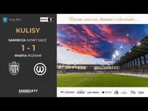 Read more about the article Sandecja Nowy Sącz – Warta Poznań 1:1 (0:0) | kulisy meczu | 26.10.2025