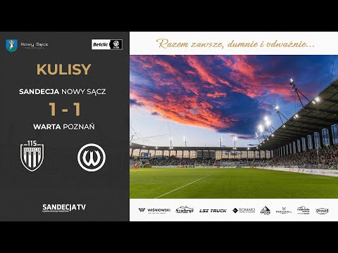 Read more about the article Sandecja Nowy Sącz – Warta Poznań 1:1 (0:0) | kulisy meczu | 26.10.2025