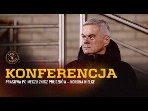 Read more about the article 🎙️ Konferencja prasowa po meczu Znicz Pruszków – Korona Kielce (28.10.2025 r.)