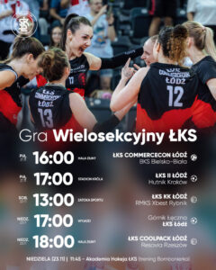 Read more about the article Gra Wielosekcyjny ŁKS | 21-23 X