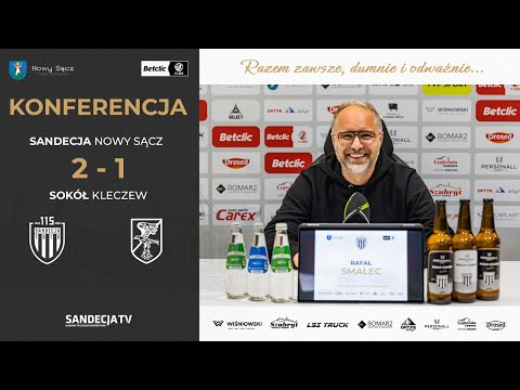 You are currently viewing Sandecja Nowy Sącz – Sokół Kleczew 2:1 (0:1) | pomeczowa konferencja prasowa | 07.11.2025