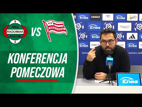 Read more about the article Konferencja prasowa po meczu Radomiak Radom – Cracovia 3:0 [RADOMIAK.TV]