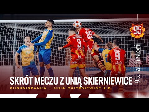 Read more about the article Chojniczanka – Unia Skierniewice 1:2 (skrót meczu | 07.11.2025)