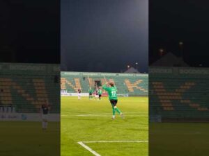 Read more about the article Bramka Spacila z perspektywy admina z meczu #GKŁPOL #betclic1liga #football #zielonoczarni #sports