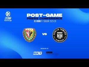 Read more about the article Konferencja po meczu WKS ŚLĄSK WROCŁAW – VEOLIA TOWERS HAMBURG