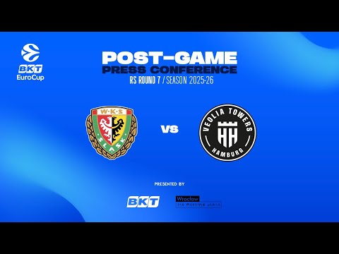 Read more about the article Konferencja po meczu WKS ŚLĄSK WROCŁAW – VEOLIA TOWERS HAMBURG