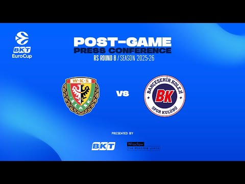 Read more about the article KONFERENCJA PRASOWA PO MECZU  WKS ŚLĄSK WROCŁAW – BAHÇEŞEHIR KOLEJI S.K.