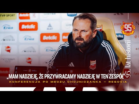 You are currently viewing Chojniczanka – Resovia Rzeszów 2:0 (konferencja | 22.11.2025)