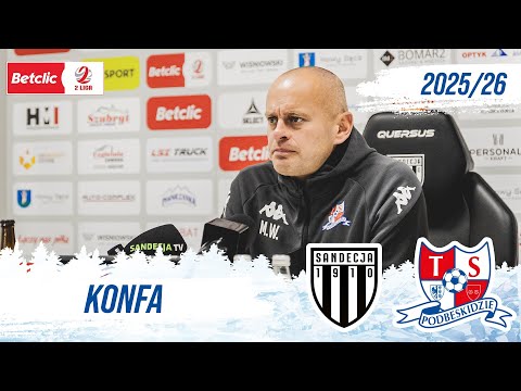 You are currently viewing „Powiedzenia o remisie nie będę przytaczał” Sandecja – Podbeskidzie 0:0 Konferencja Prasowa
