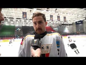 Read more about the article ” Taki doping jest nam bardzo potrzebny” – Filip Komorski po meczu GKS Tychy – Unia Oświęcim 4:3