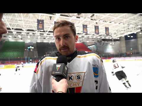 Read more about the article ” Taki doping jest nam bardzo potrzebny” – Filip Komorski po meczu GKS Tychy – Unia Oświęcim 4:3