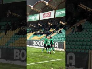 Read more about the article Powrót po kontuzji z Bramką 🫡 #betclic1liga #football #zielonoczarni #sports #soccer #piłkanożna