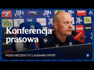 Read more about the article KONFERENCJA PRASOWA | Trener Niels Frederiksen i Mikael Ishak przed meczem z FC Lausanne-Sport
