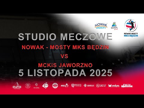 Read more about the article Studio meczowe – Nowak-Mosty MKS Będzin vs MCKiS Jaworzno – 5 listopada 2025