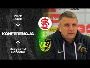 Read more about the article [GKS TV] Krzysztof Górecko na konferencji prasowej po meczu ŁKS II Łódź – GKS Jastrzębie