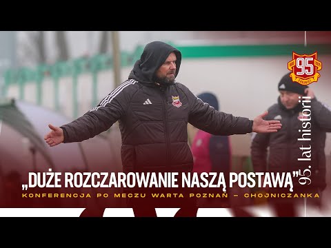 Read more about the article Warta Poznań – Chojniczanka 1:0 (konferencja | 29.11.2025)