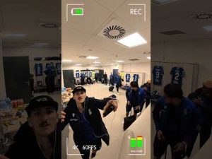Read more about the article Dressing room cam 🎥 #lechpoznań #football #camera