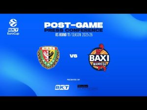Read more about the article Konferencja po meczu WKS ŚLĄSK WROCŁAW – BAXI Manresa