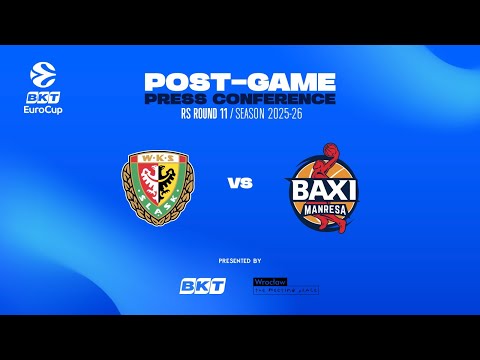 You are currently viewing Konferencja po meczu WKS ŚLĄSK WROCŁAW – BAXI Manresa