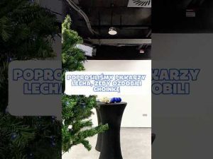 Read more about the article Doceniamy starania, więc dla nas ta choinka jest 11 na 10 🎄#lechpoznań #xmas #christmastree