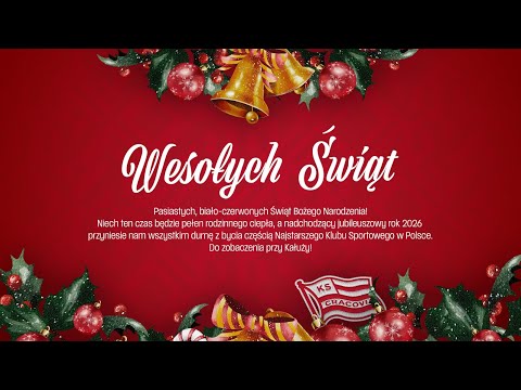 Read more about the article Wesołych Świąt życzą Wam piłkarze i sztab Cracovii!
