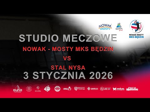 Read more about the article Studio meczowe – Nowak-Mosty MKS Będzin vs Stal Nysa – 3 stycznia 2025
