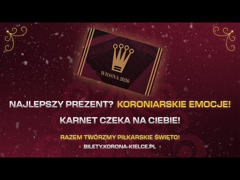 Read more about the article Najlepszy prezent? Koroniarskie emocje! RUSZYŁA SPRZEDAŻ KARNETÓW!