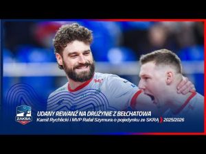 Read more about the article UDANY REWANŻ NA DRUŻYNIE Z BEŁCHATOWA | Kamil Rychlicki i MVP Rafał Szymura o pojedynku ze SKRĄ