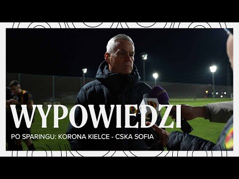 You are currently viewing Jacek Zieliński i Mariusz Stępiński po meczu Korona Kielce – CSKA Sofia (14.01.2025r.)