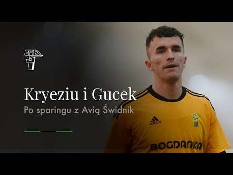 Read more about the article KRYEZIU I GUČEK PO SPARINGU Z AVIĄ ŚWIDNIK