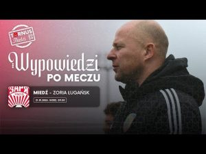 Read more about the article [MIEDŹ TV] Janusz Niedźwiedź po meczu z Zorią Ługańsk