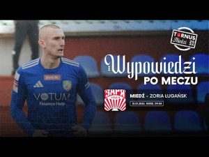 Read more about the article [MIEDŹ TV] Daniel Stanclik po meczu z Zorią Ługańsk