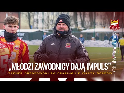Read more about the article Trener Marek Brzozowski po sparingu z Wartą Gorzów Wielkopolski (4:2 | 24.01.2026)