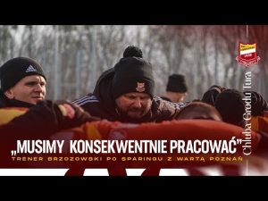 Read more about the article Trener Marek Brzozowski po sparingu z Wartą Poznań (28.01.2026)