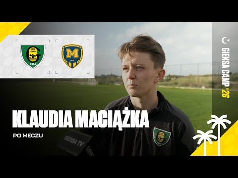 Read more about the article Klaudia Maciążka po meczu GKS Katowice – Metalist 1925 Charków 0:1 (30.01.2026)