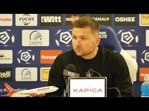 Read more about the article KONFERENCJA PO #GORPIA | D. Myśliwiec, M. Gašparík | Górnik 🆚 Piast | 19. kolejka #25/26
