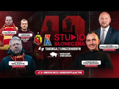 STUDIO SŁONECZNA Z TŁUMACZENIEM MIGOWYM: JAGIELLONIA – MOTOR (PRZED MECZEM)