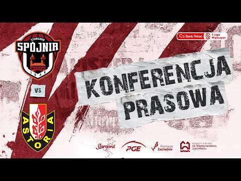 Read more about the article Konferencja prasowa | PGE Spójnia Stargard – Enea Abramczyk Astoria Bydgoszcz