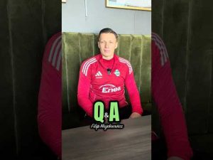Read more about the article Filip Majchrowicz jako napastnik? Q&A z bramkarzem Radomiaka 💬🧤 #football #Radomiak #radomiak