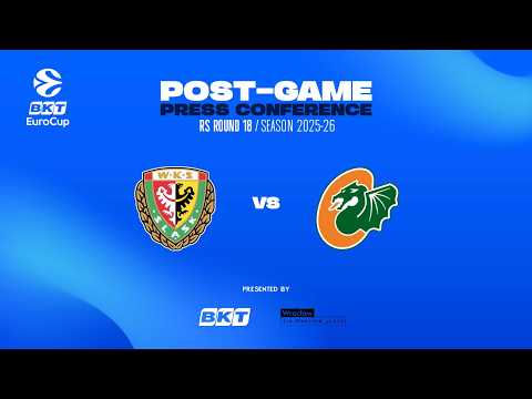 Konferencja po meczu Wks Śląsk Wrocław – KK Cedevita Olimpija Ljubljana