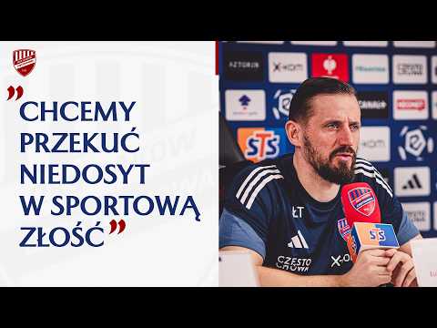 You are currently viewing „CHCEMY WYGRYWAĆ I REGULARNIE PUNKTOWAĆ” | Konferencja prasowa przed meczem z Bruk-Bet Termalicą