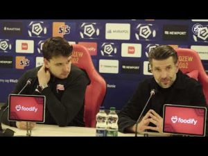 Read more about the article KONFERENCJA PRASOWA | Po meczu z Widzewem Łódź