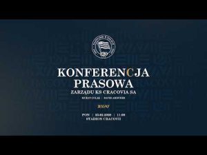 Read more about the article Konferencja prasowa Zarządu KS Cracovia S.A. | David Amdurer i Murat Çolak