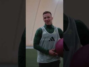 Read more about the article Cały czas mocno! 👊#PGSGKŁ 🔜 #football #zielonoczarni #sports #betclic1liga #soccer #piłkanożna