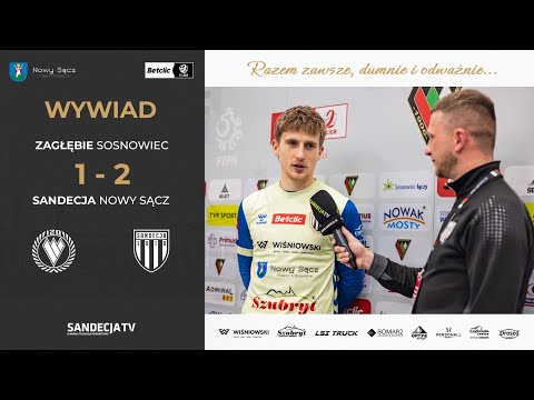 You are currently viewing Zagłębie Sosnowiec – Sandecja Nowy Sącz 1:2 (1:1) | wywiad – Daniel Pietraszkiewicz | 24.02.2026